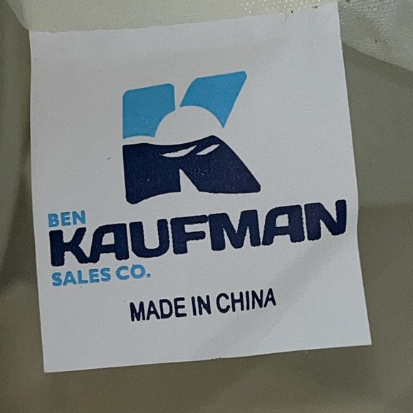 Ben Kaufman Large Canvas and Burlap In gray and white Oklahoma Beach Tote - Picture 4 of 8